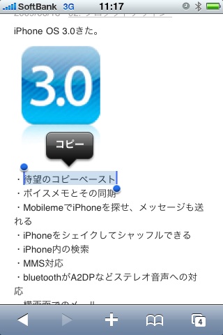 iPhone OS3.0 コピー
